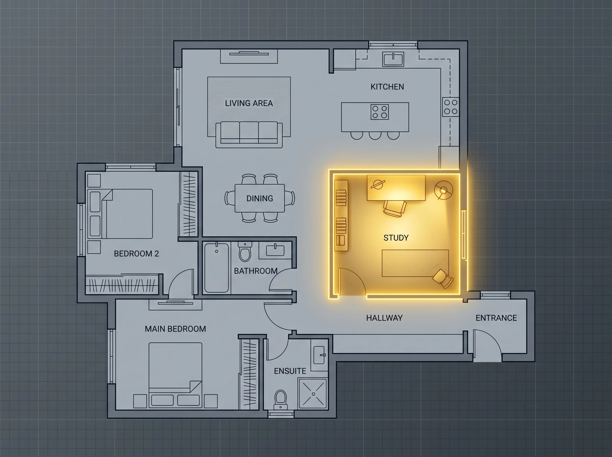 Single room design project versus a whole-home interior design project